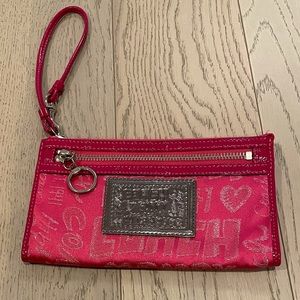 Coach Poppy Wristlet